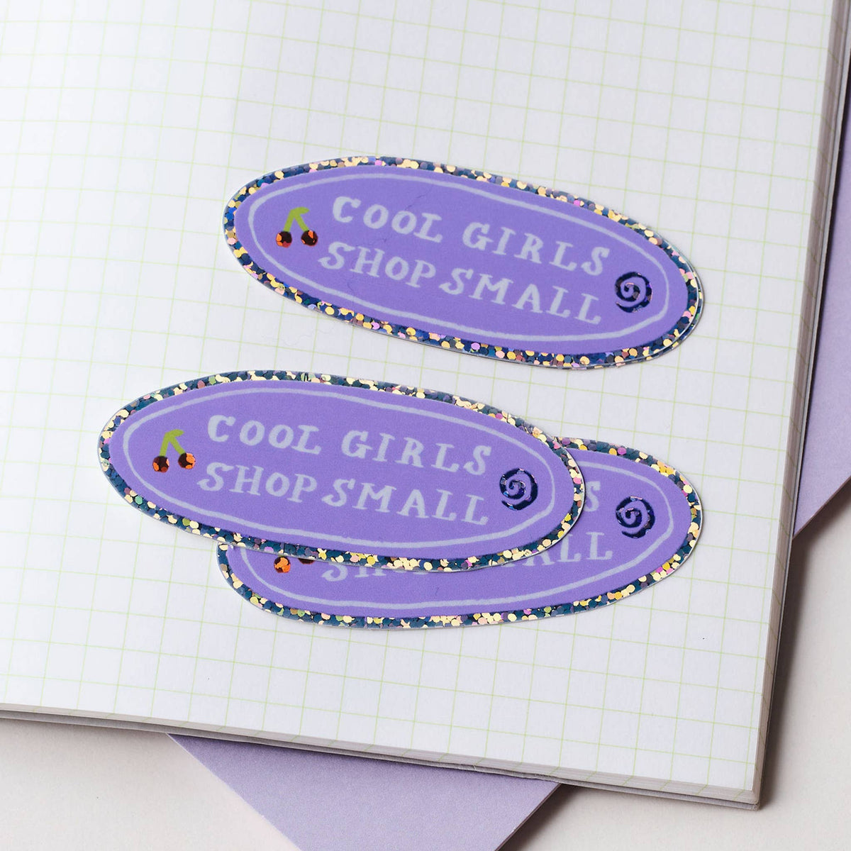 Cool Girls Shop Small Holographic Sticker