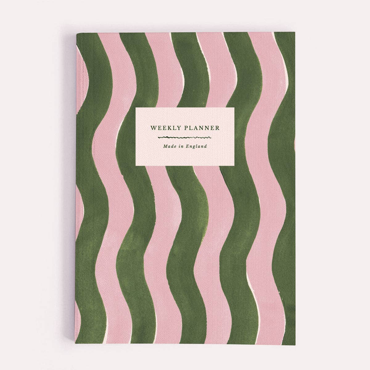 Painted Waves Undated Weekly Planner