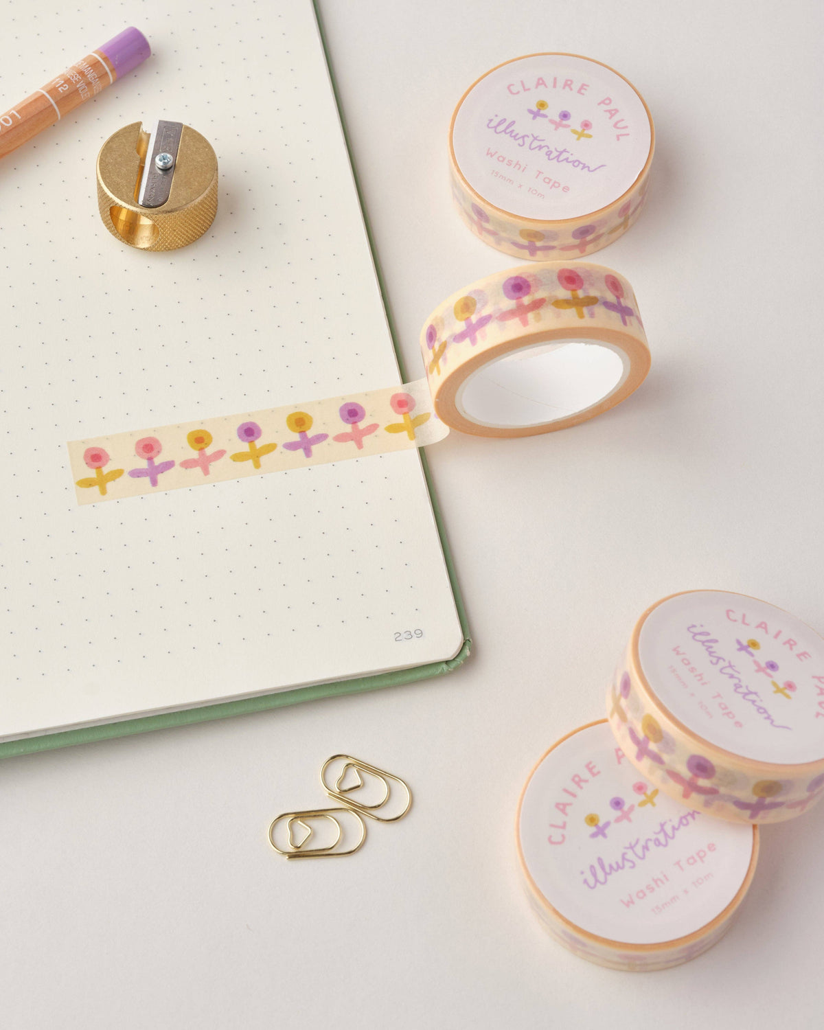Pastel Buds Washi Tape