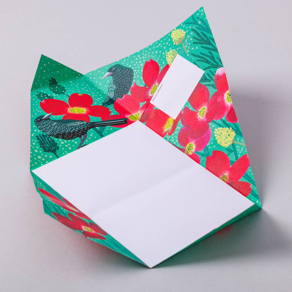 Dusk to Dawn Pigeon, Folding Letter Set – Pack of 6