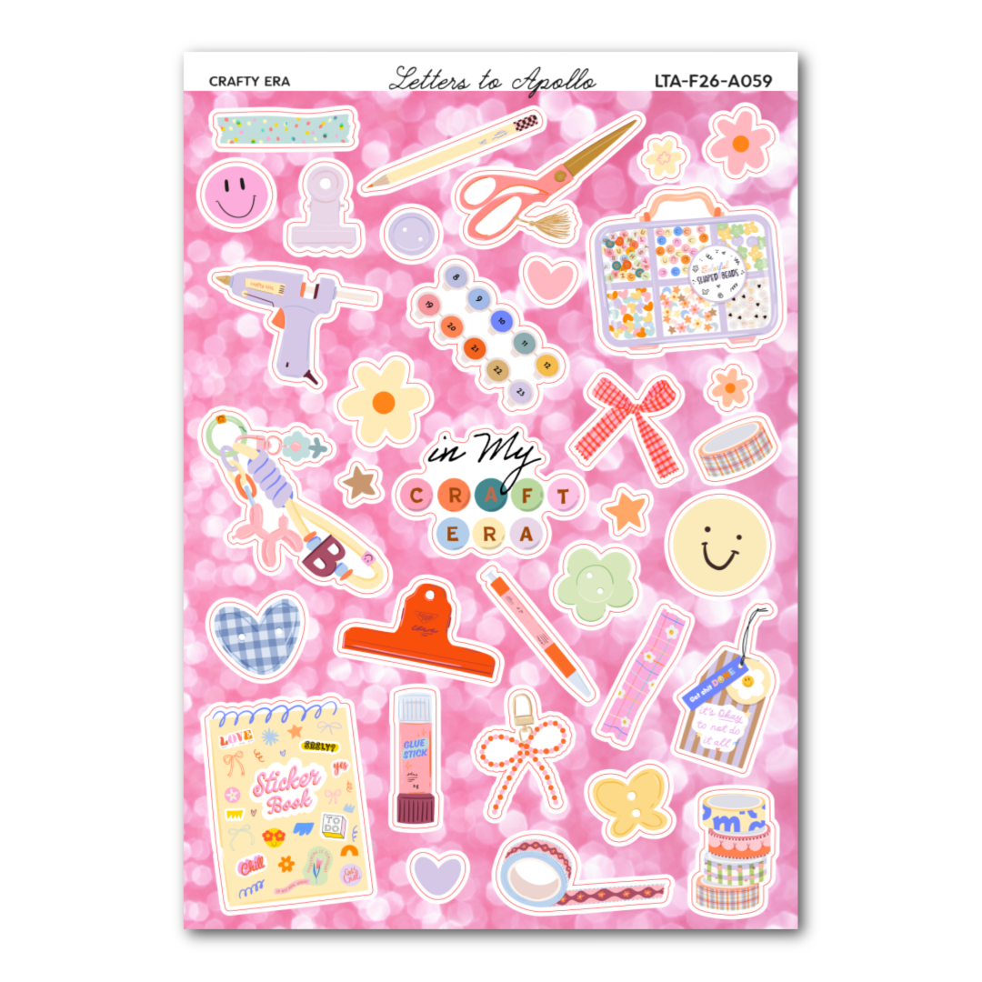 Crafty Era Sticker Sheet