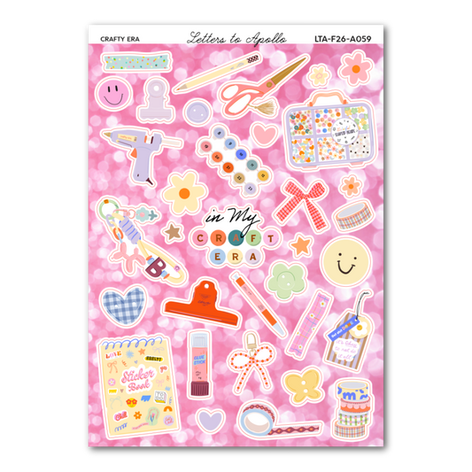 Crafty Era Sticker Sheet