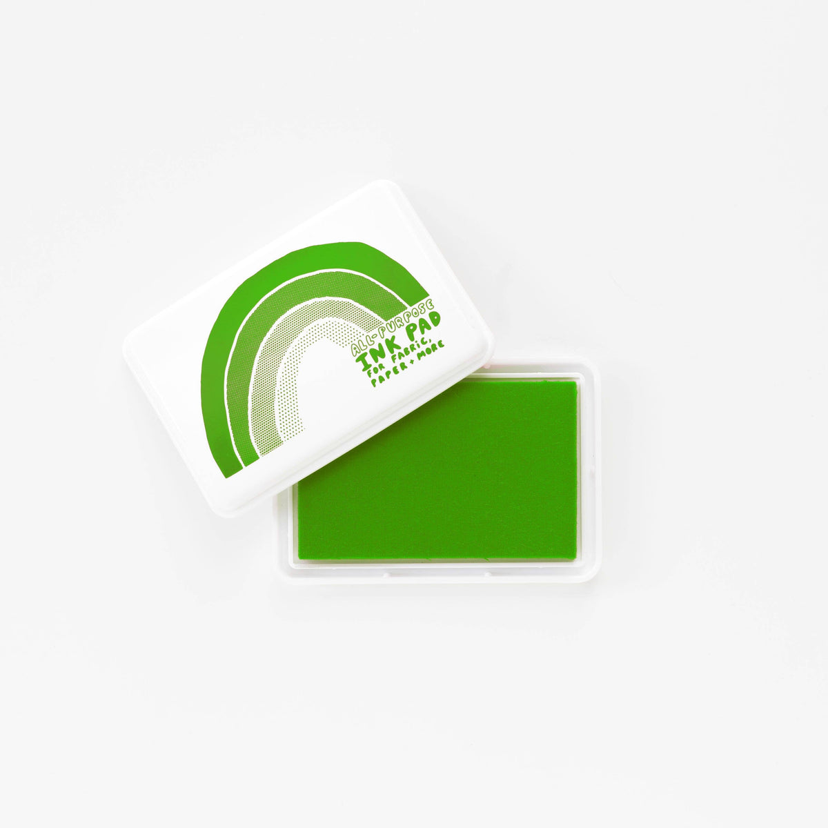 Green All Purpose Stamp Ink Pad | Permanent Waterproof Ink