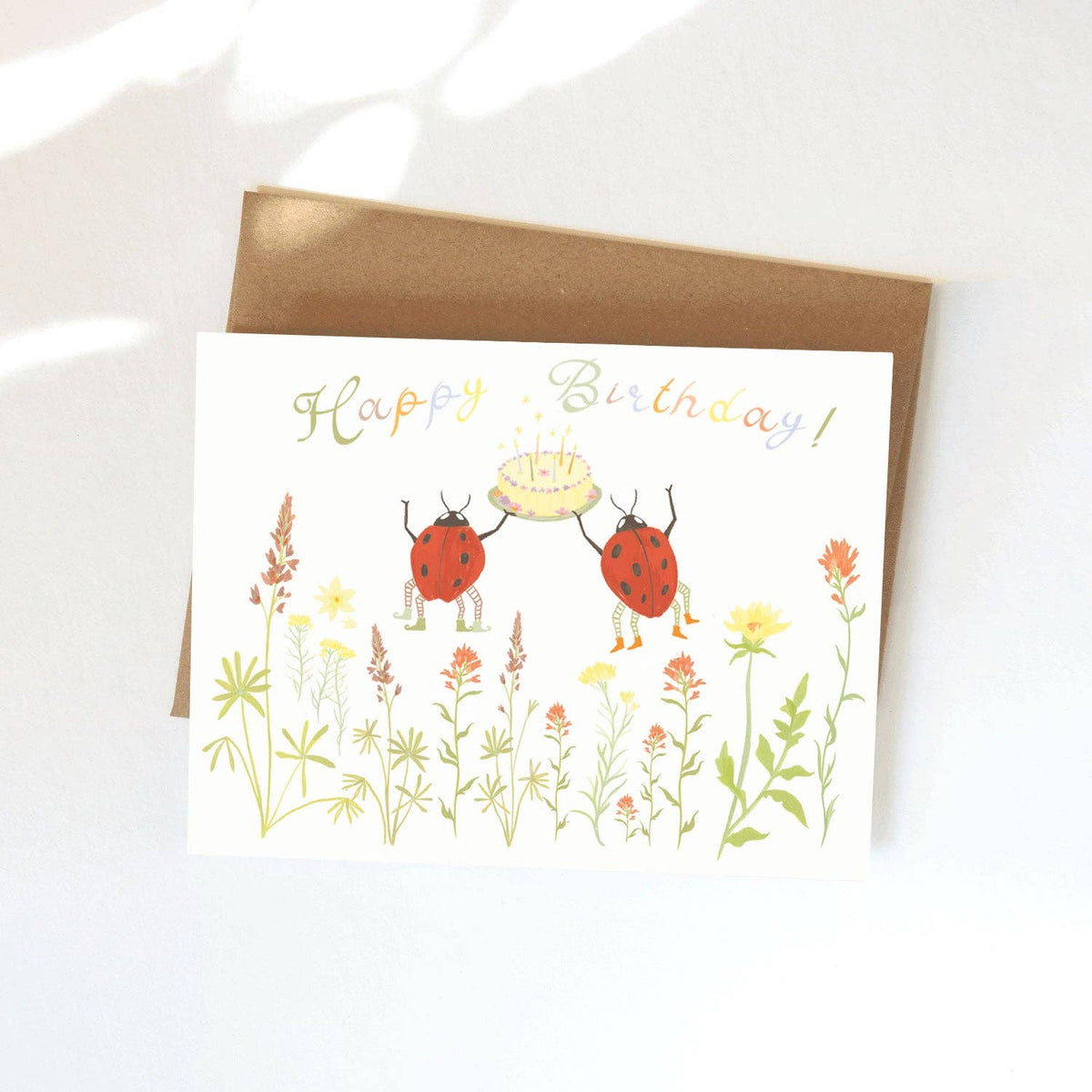 Birthday Bugs Greeting Card