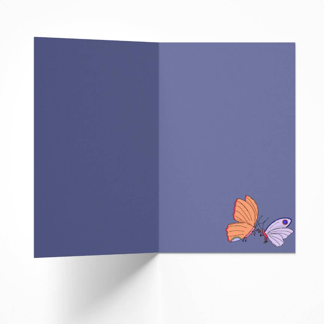 Social Butterflies Birthday Card