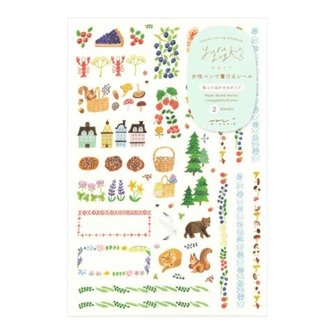 Yuru Log Scandinavia Sticker Sheet