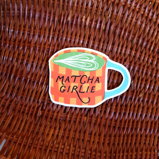 Matcha Girlie Sticker