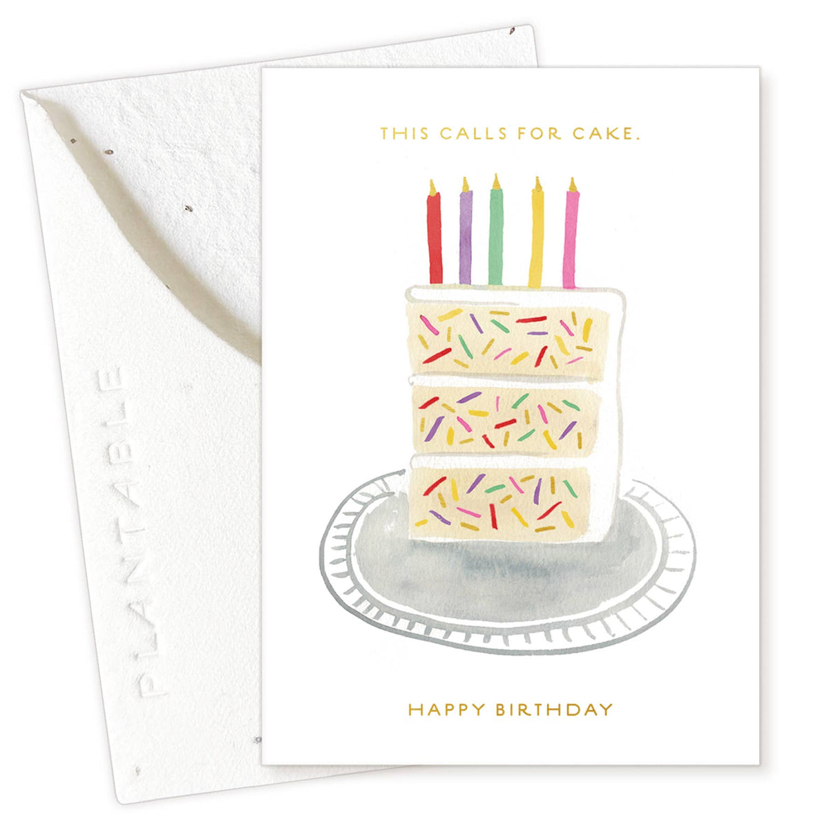 Birthday Slice Mini Card