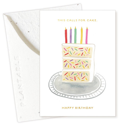 Birthday Slice Mini Card