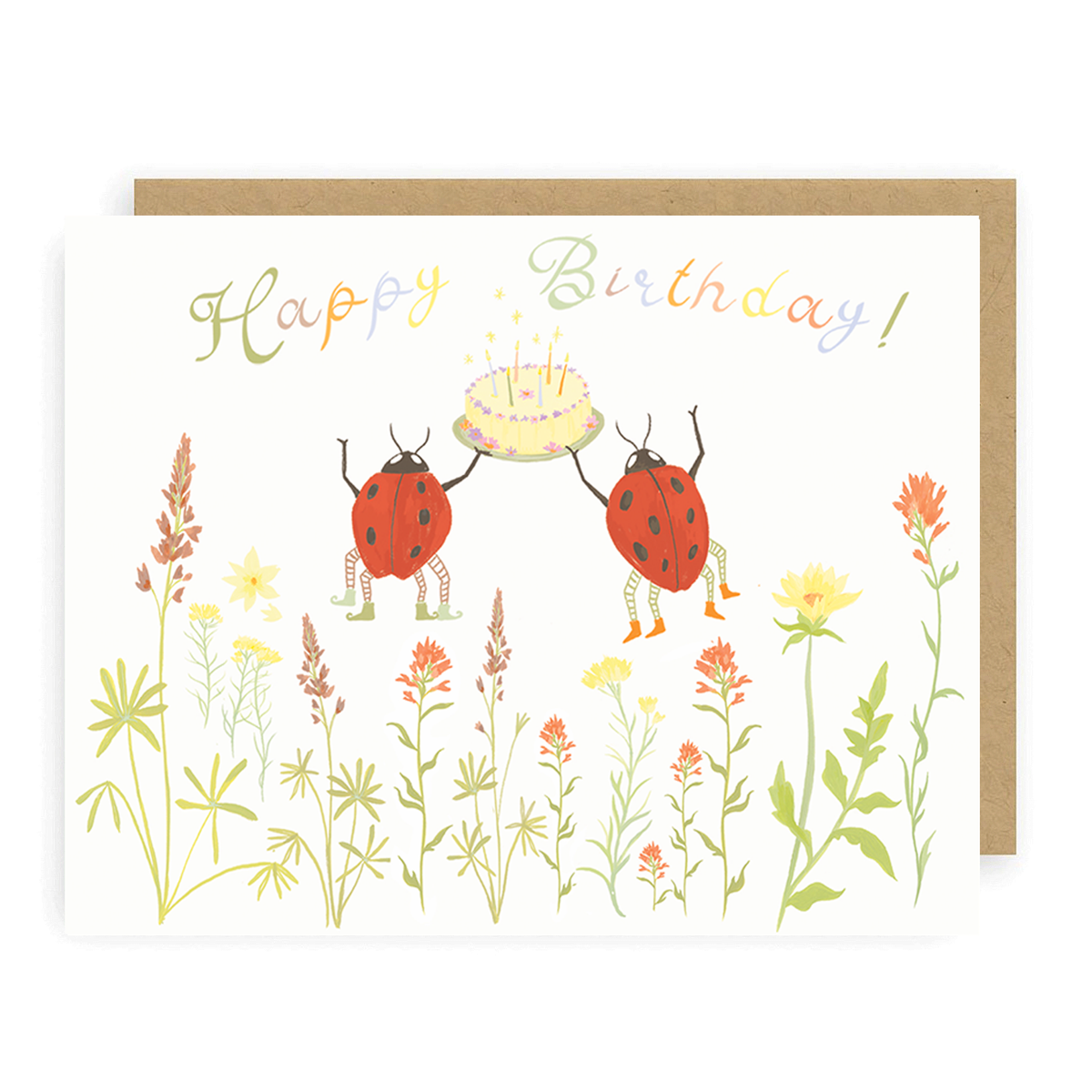 Birthday Bugs Greeting Card