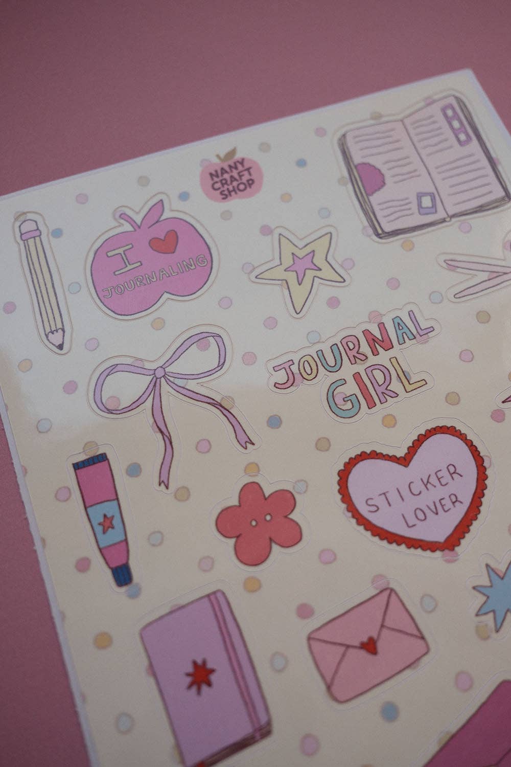 Crafty Girl Sticker Sheet
