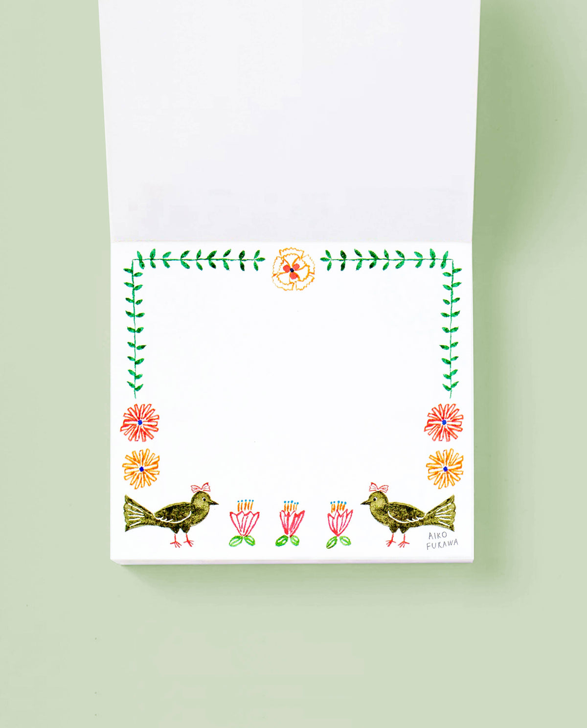 Flower Gate Memo Pad