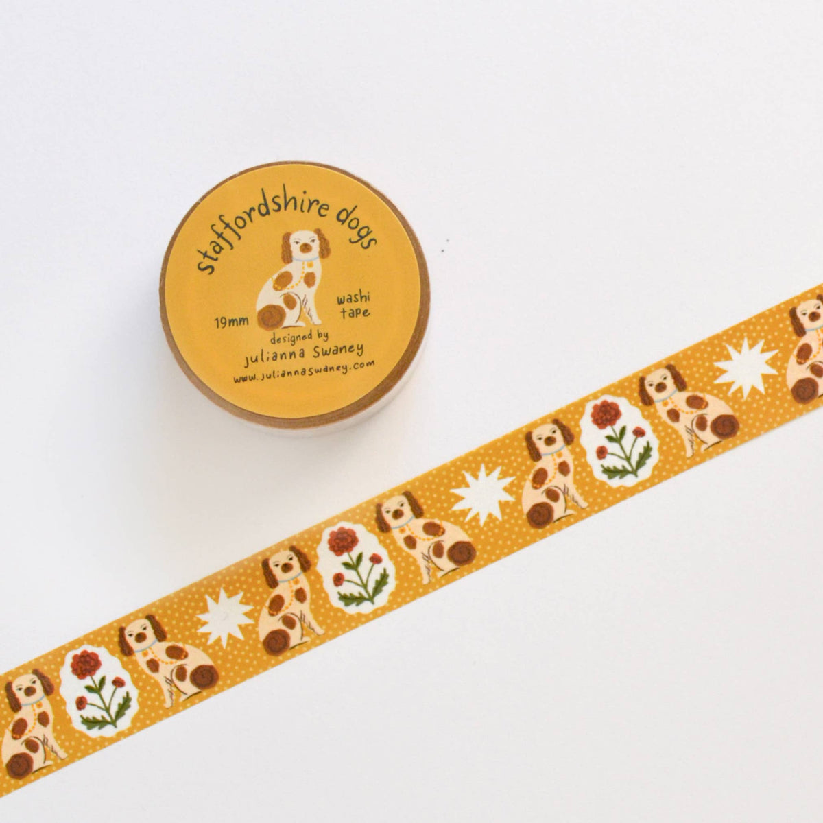 Staffordshire Spaniel Washi Tape