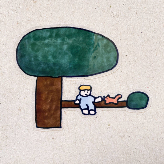Sitting in a Tree Sticker