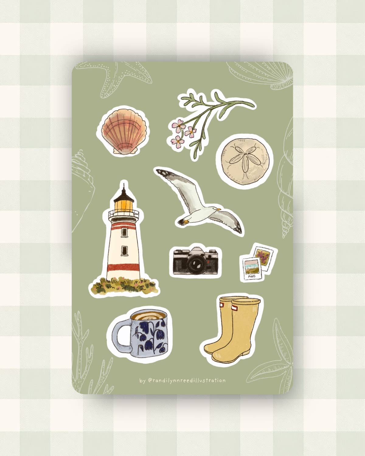 August Coast Sticker Sheet
