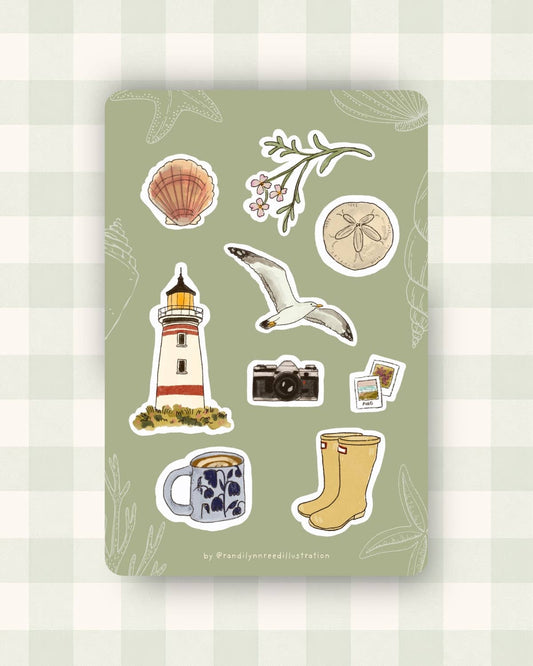 August Coast Sticker Sheet
