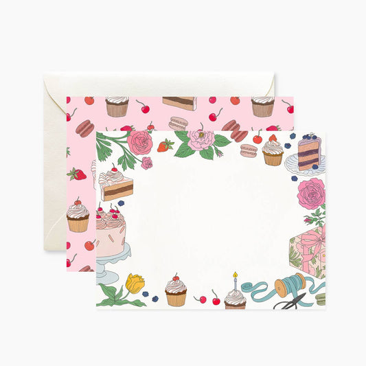 Birthday Treats Notecards | Set of 4