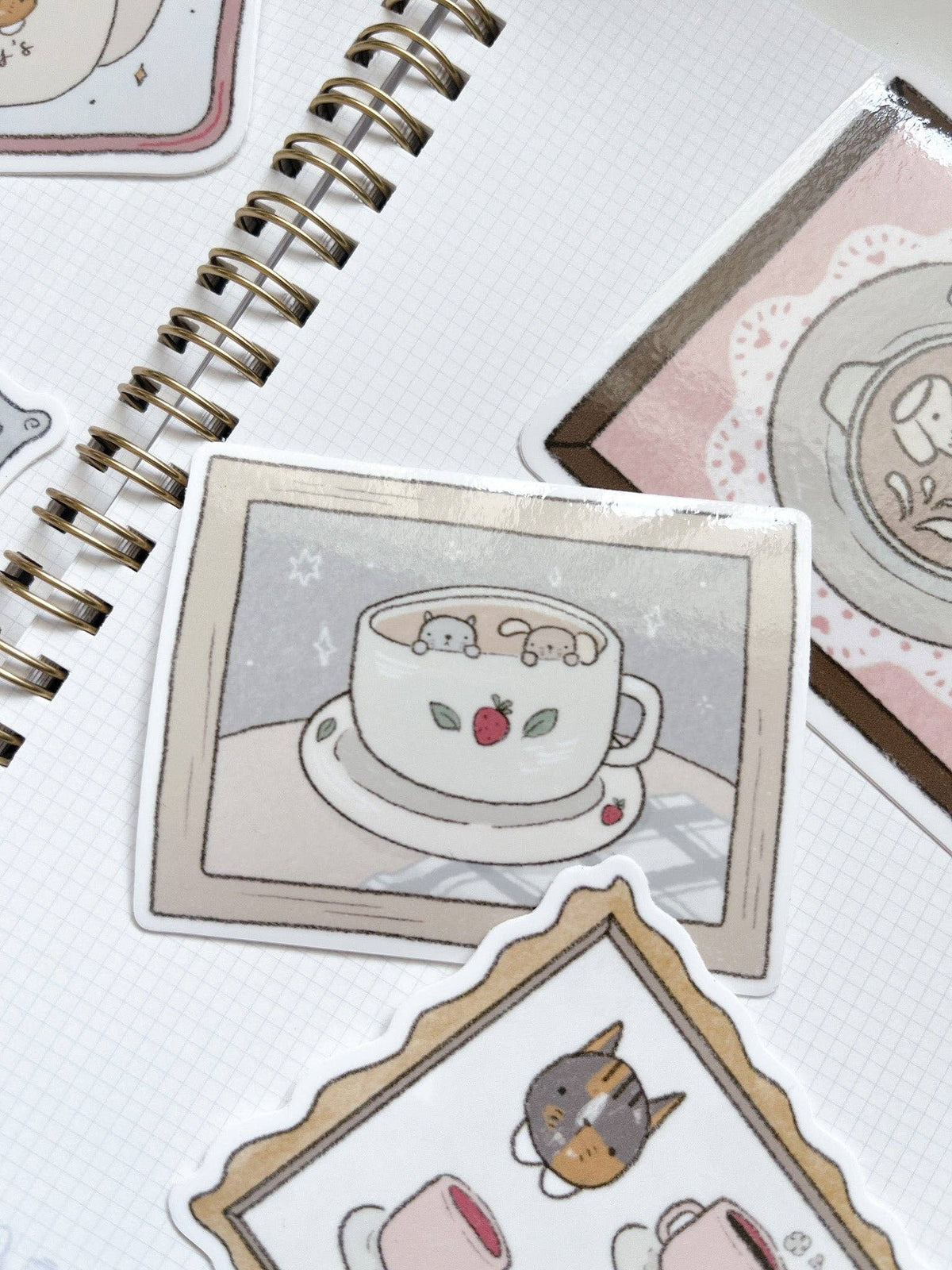 Coffee Date Vinyl Sticker
