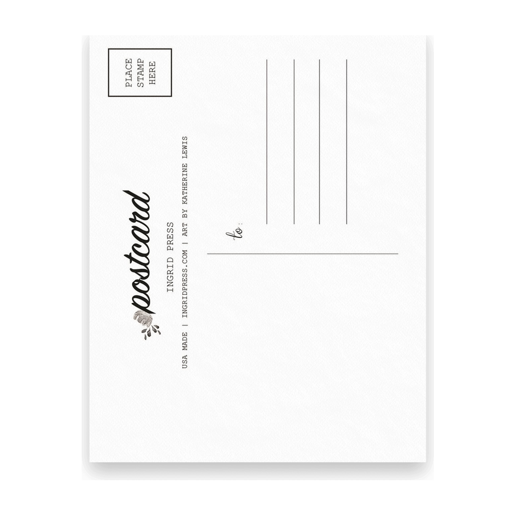 Garden Birthday Postcard