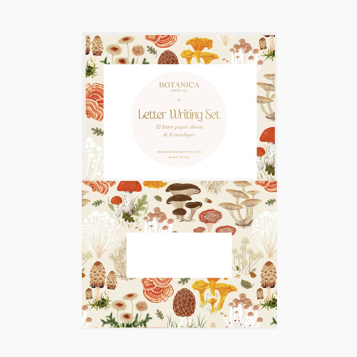 Mushrooms Letter Writing Set