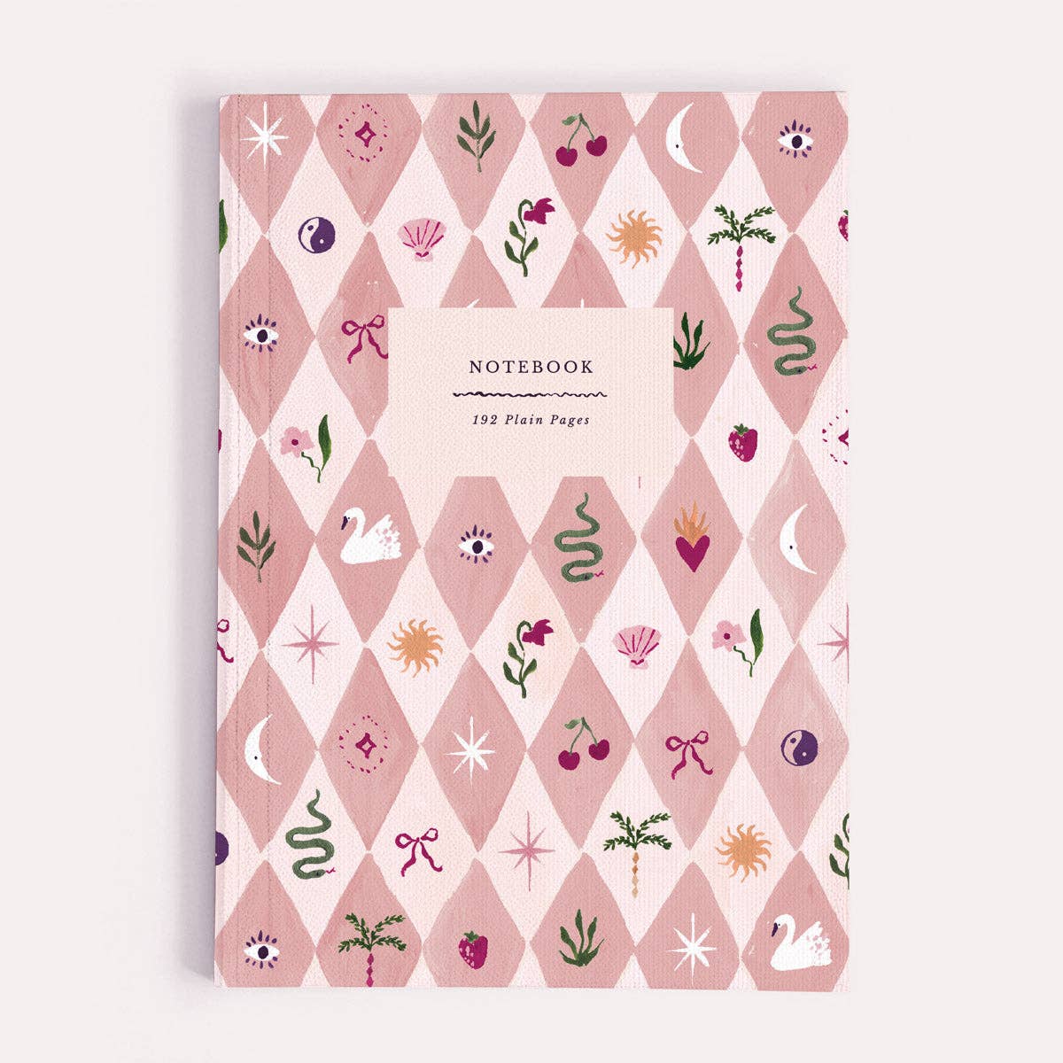 Blush Harlequin Blank Journal