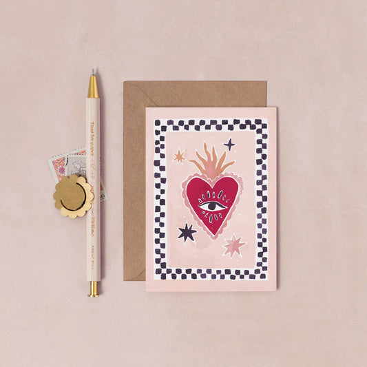 Sacred Heart Mini Greeting Card