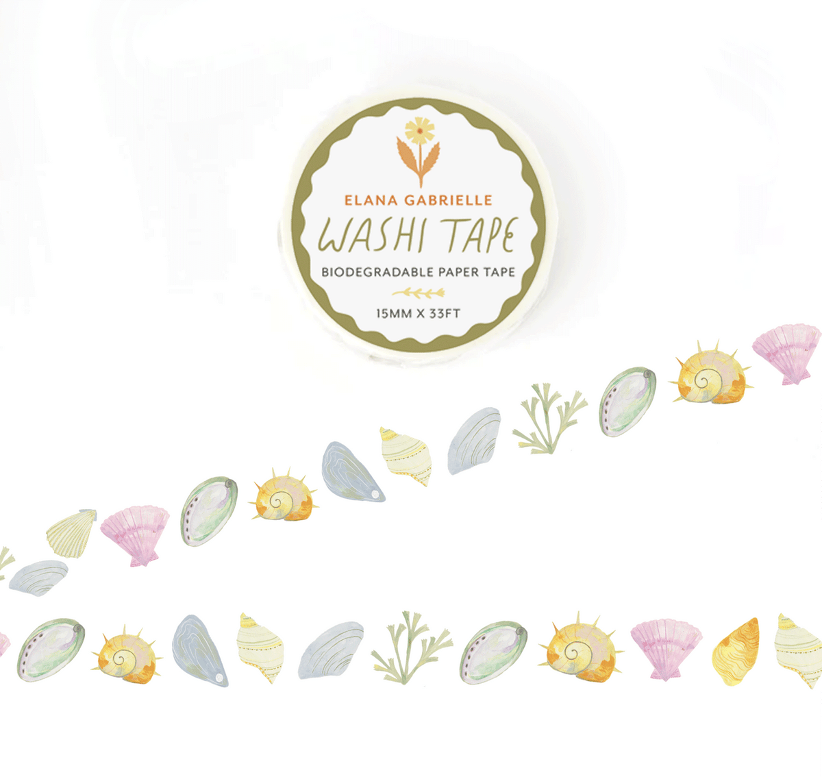 Shells Washi Tape
