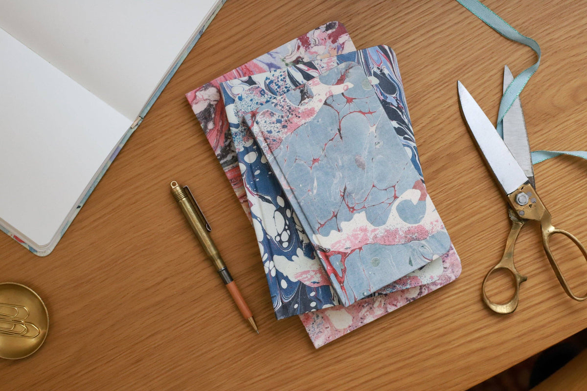 Fluxus Marble Pocket Hardcover Journal