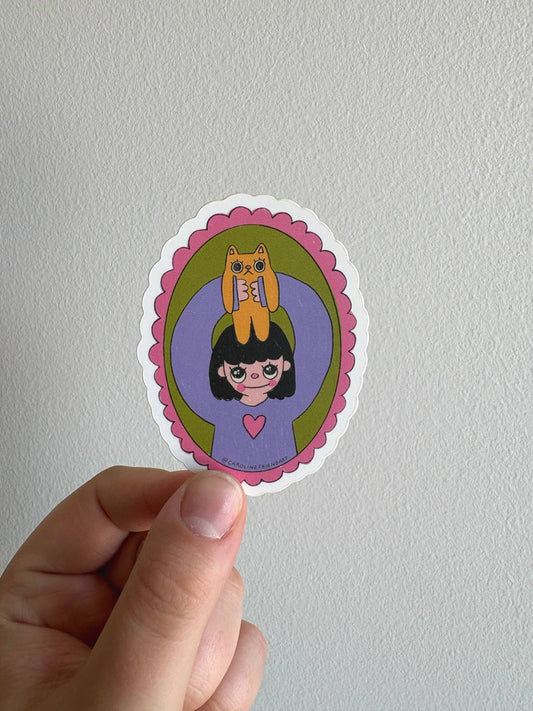 Cutest Baby in the World Sticker | Cat Vinyl Waterproof