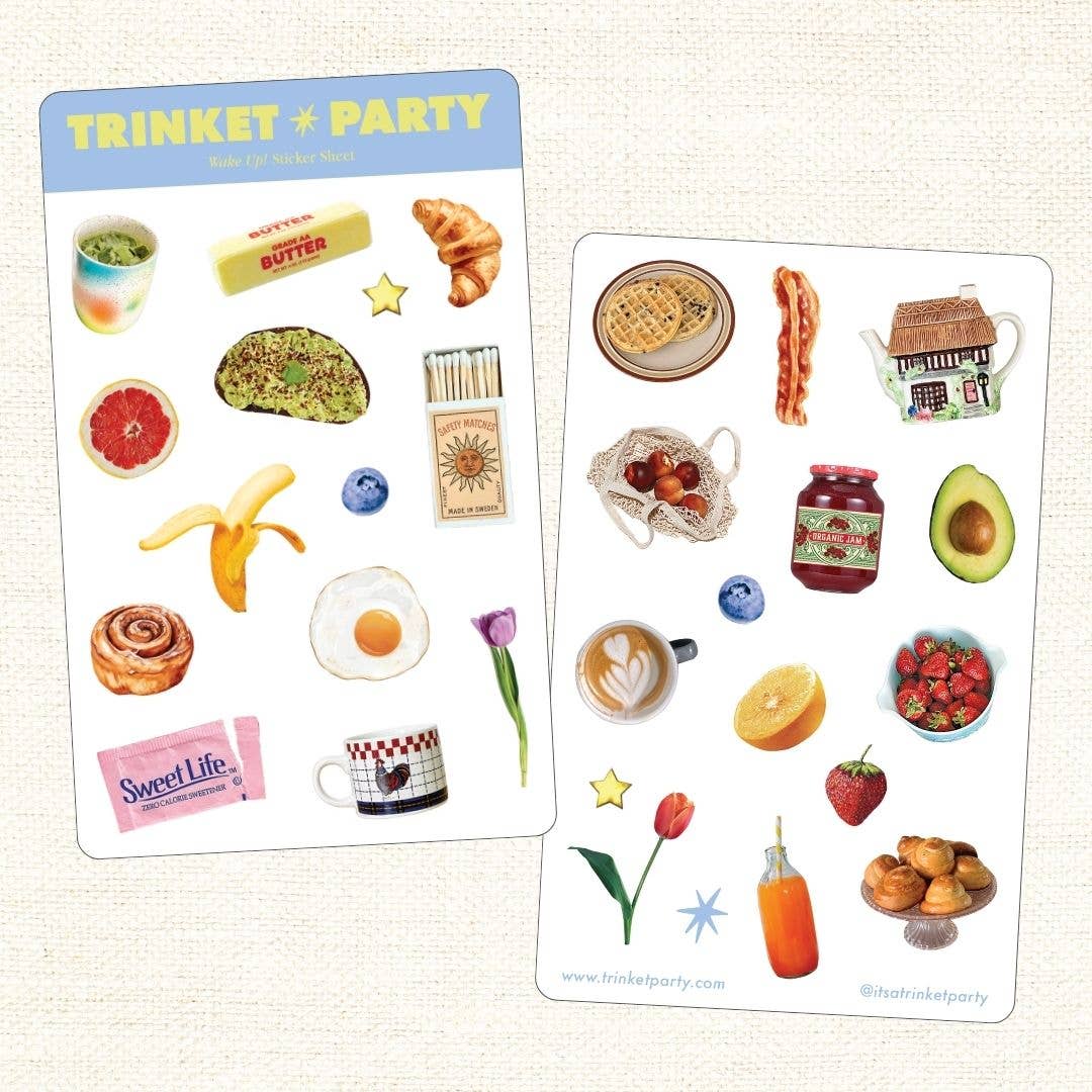 Wake Up! Sticker Sheet Set