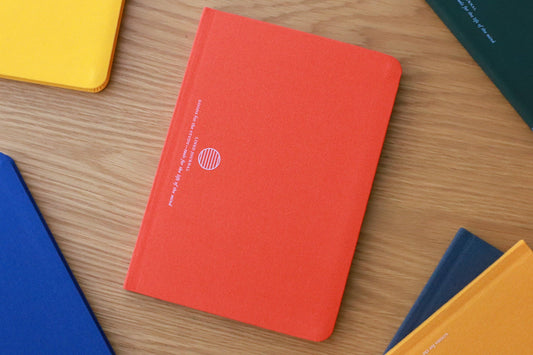 Flexi Linen Journal Persimmon