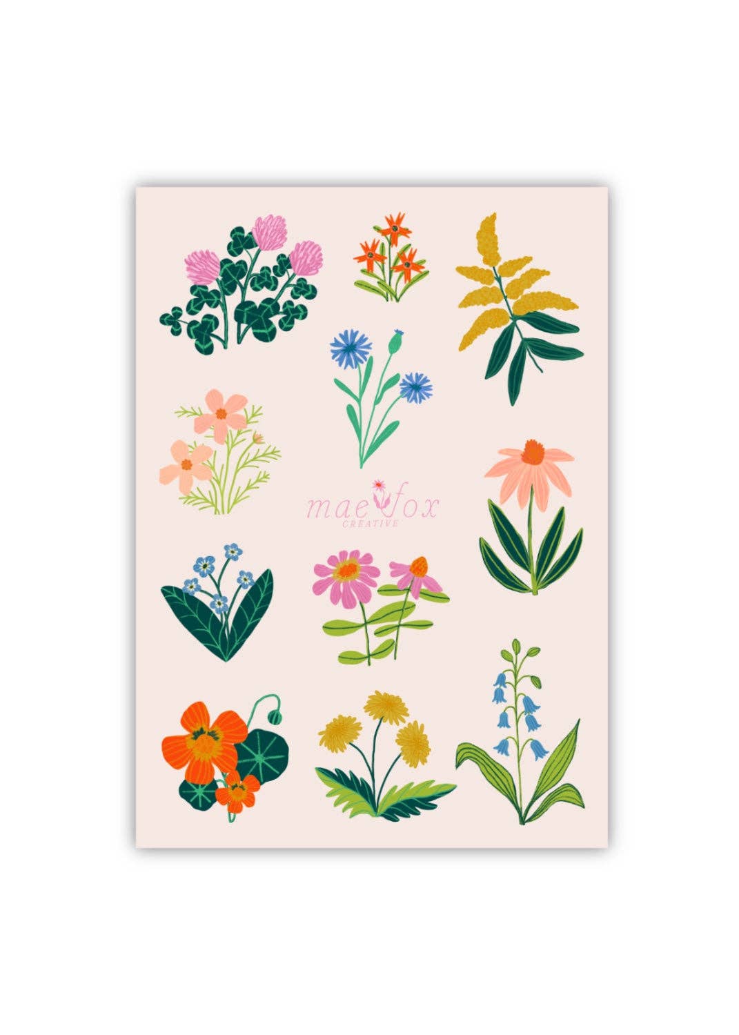 Wildflower Sticker Sheet