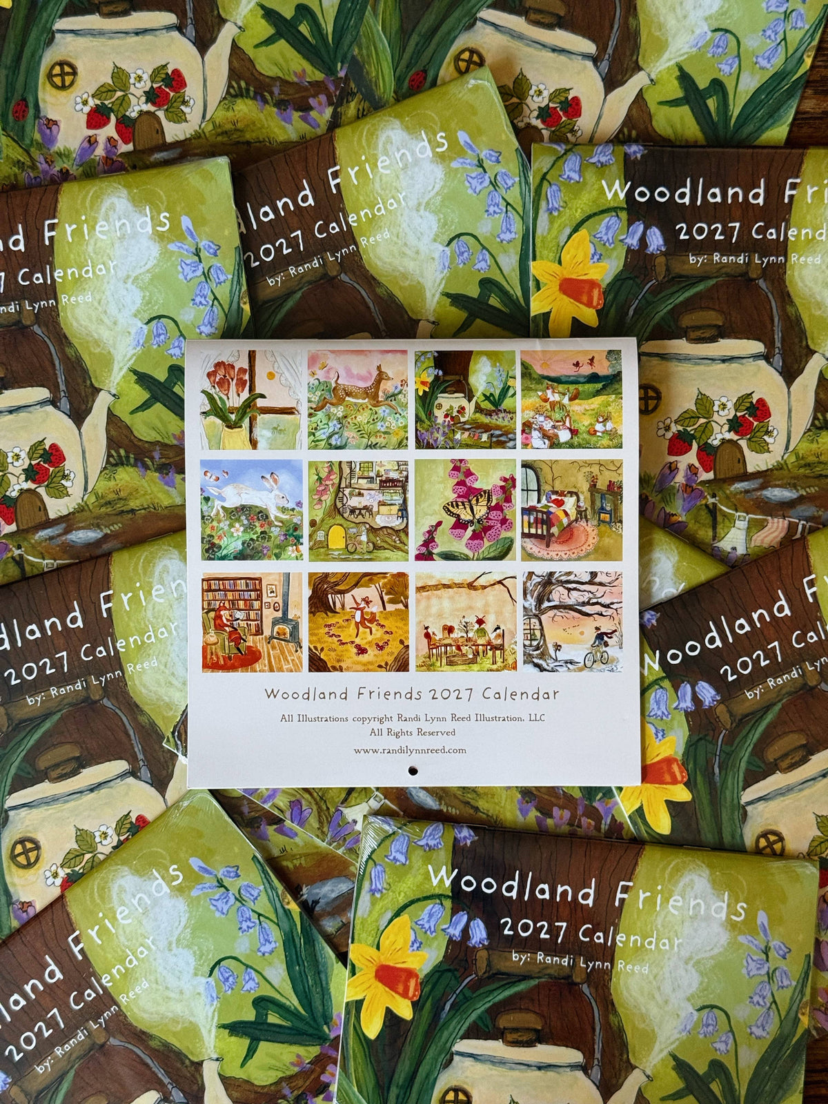 Woodland Friends 2027 Wall Calendar