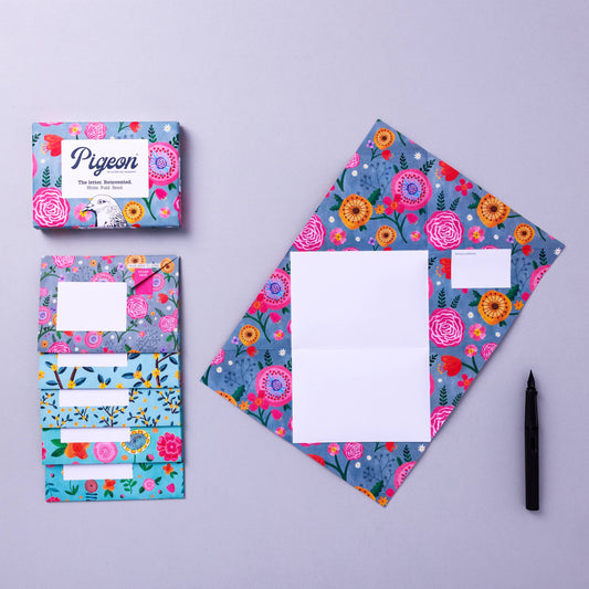 Wildflower Floral Letter Pack - Pack of 6 Letters