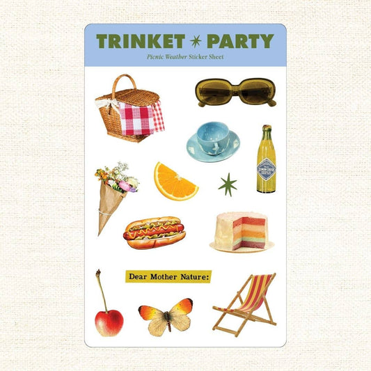 Picnic Weather Sticker Sheet Set