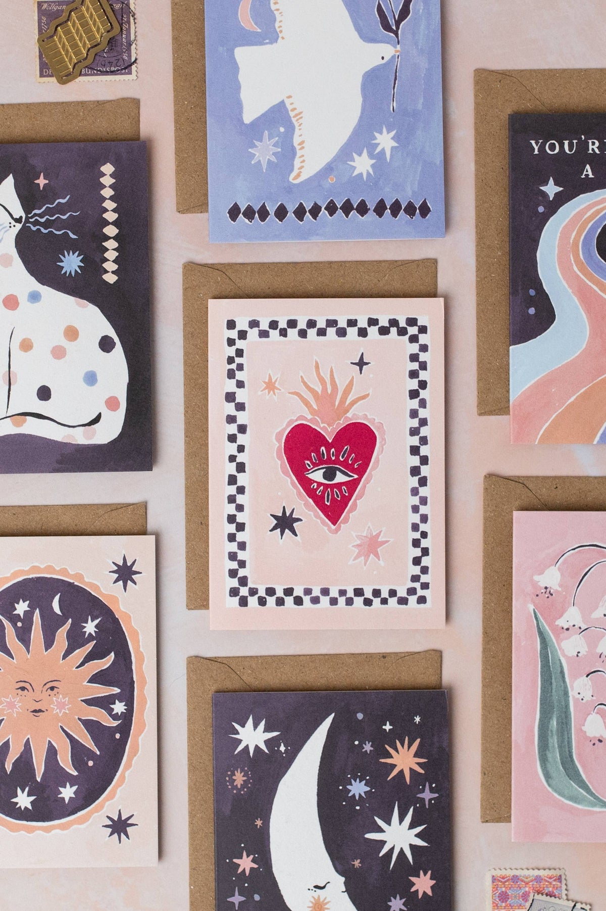 Sacred Heart Mini Greeting Card
