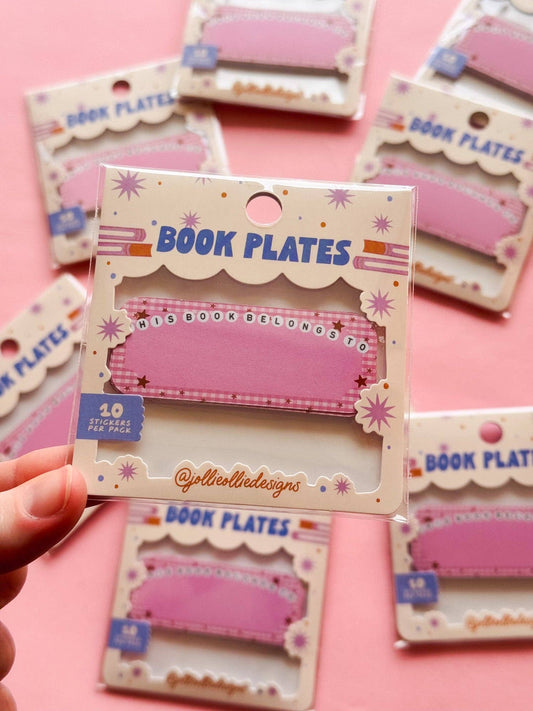 Friendship Bead Book Plate Stickers