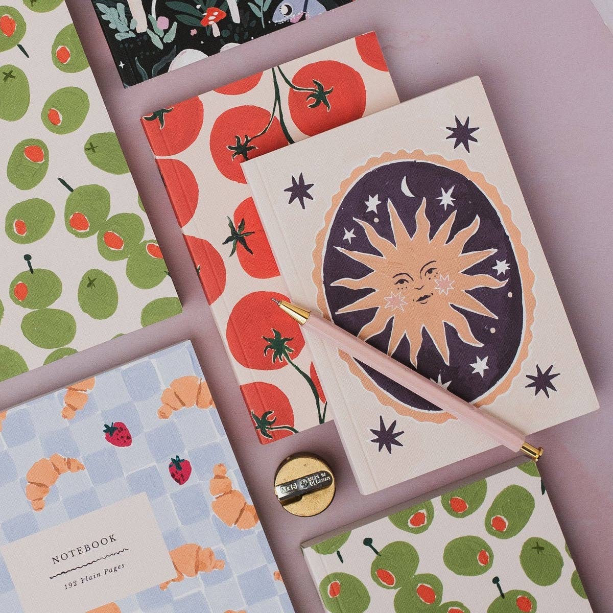 Smiling Sun Mini Blank Journal
