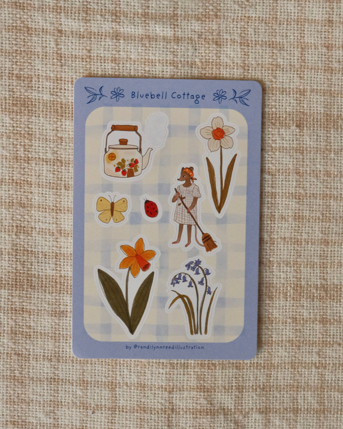 Bluebell Cottage Sticker Sheet