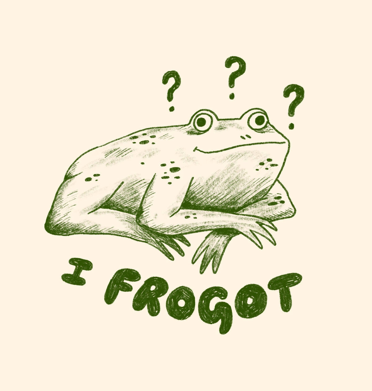I Frogot Sticker