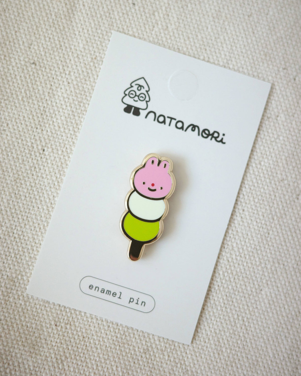 Bunny Dango Enamel Pin