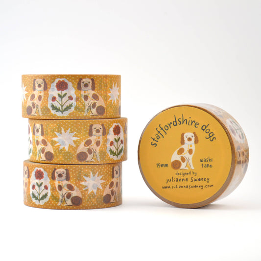 Staffordshire Spaniel Washi Tape