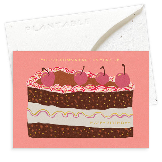 Slice of Cake Mini Card