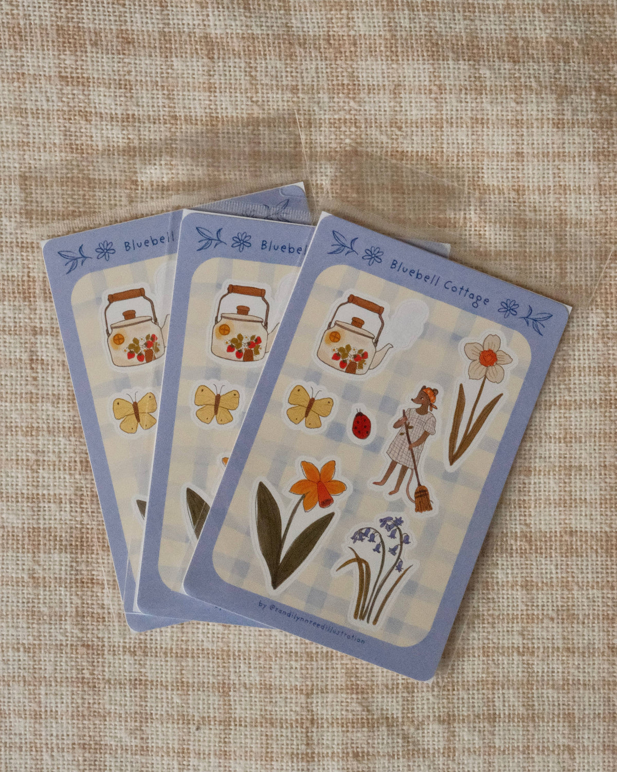 Bluebell Cottage Sticker Sheet