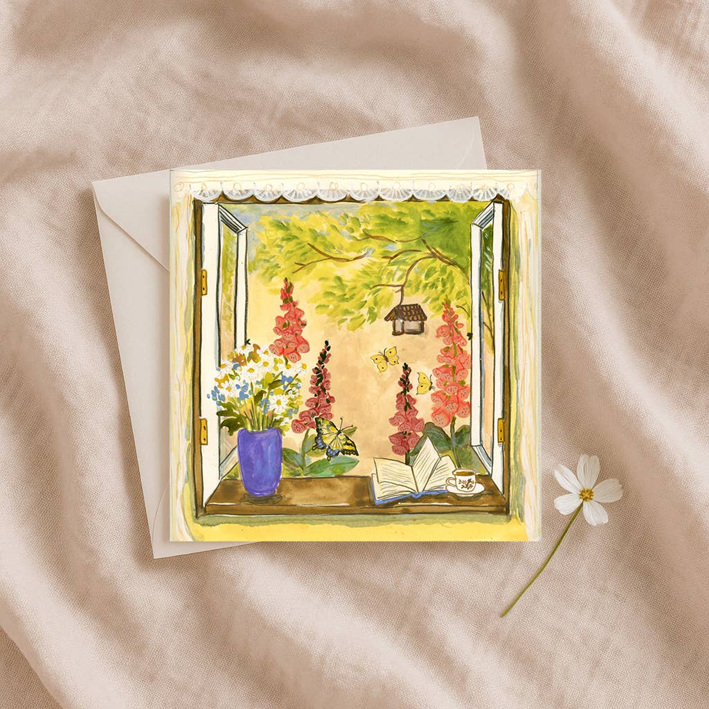 July Window Greeting Card