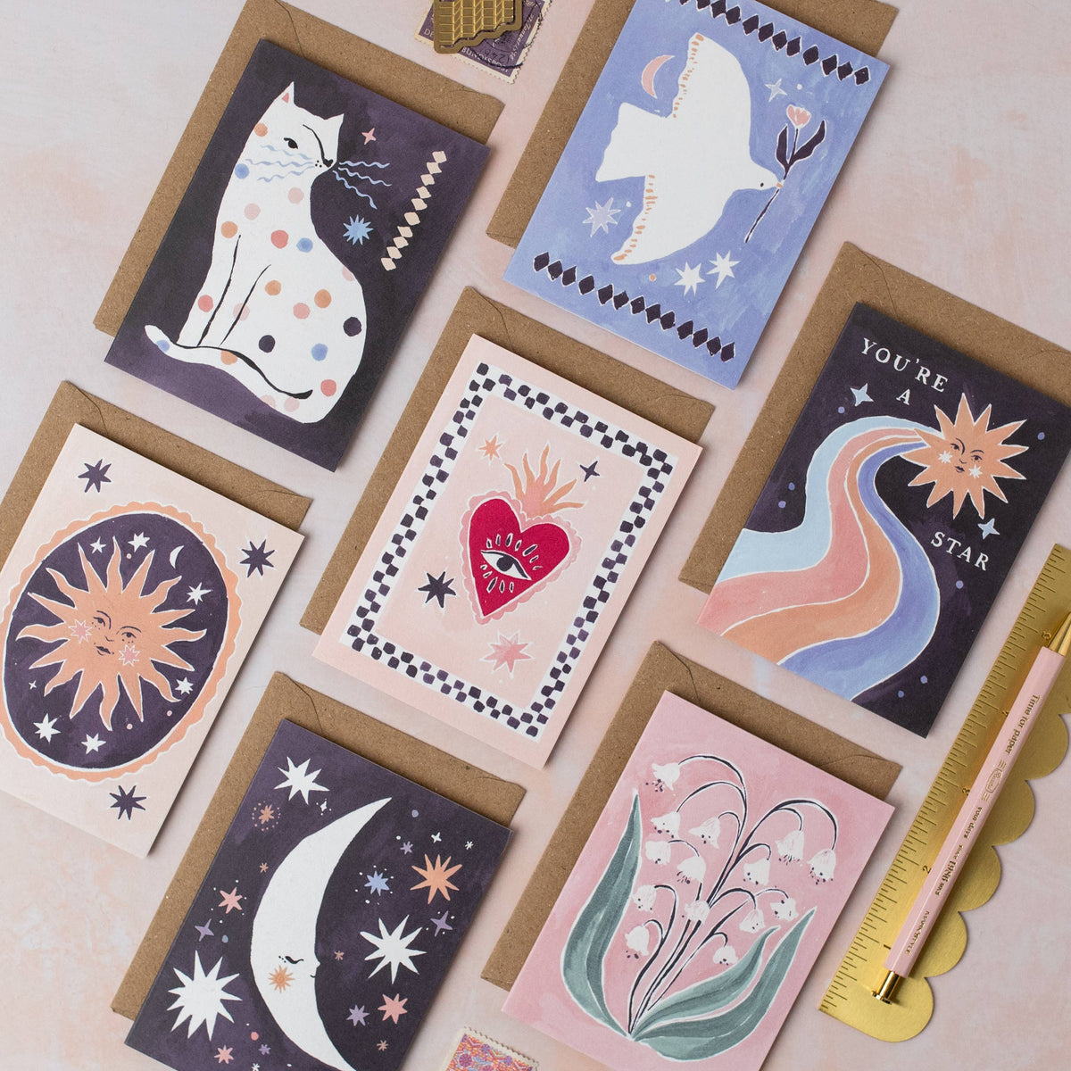 Sacred Heart Mini Greeting Card
