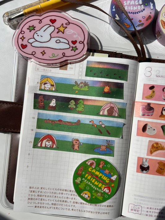 Camping Friends Washi Tape