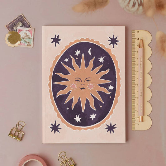 Smiling Sun Mini Blank Journal