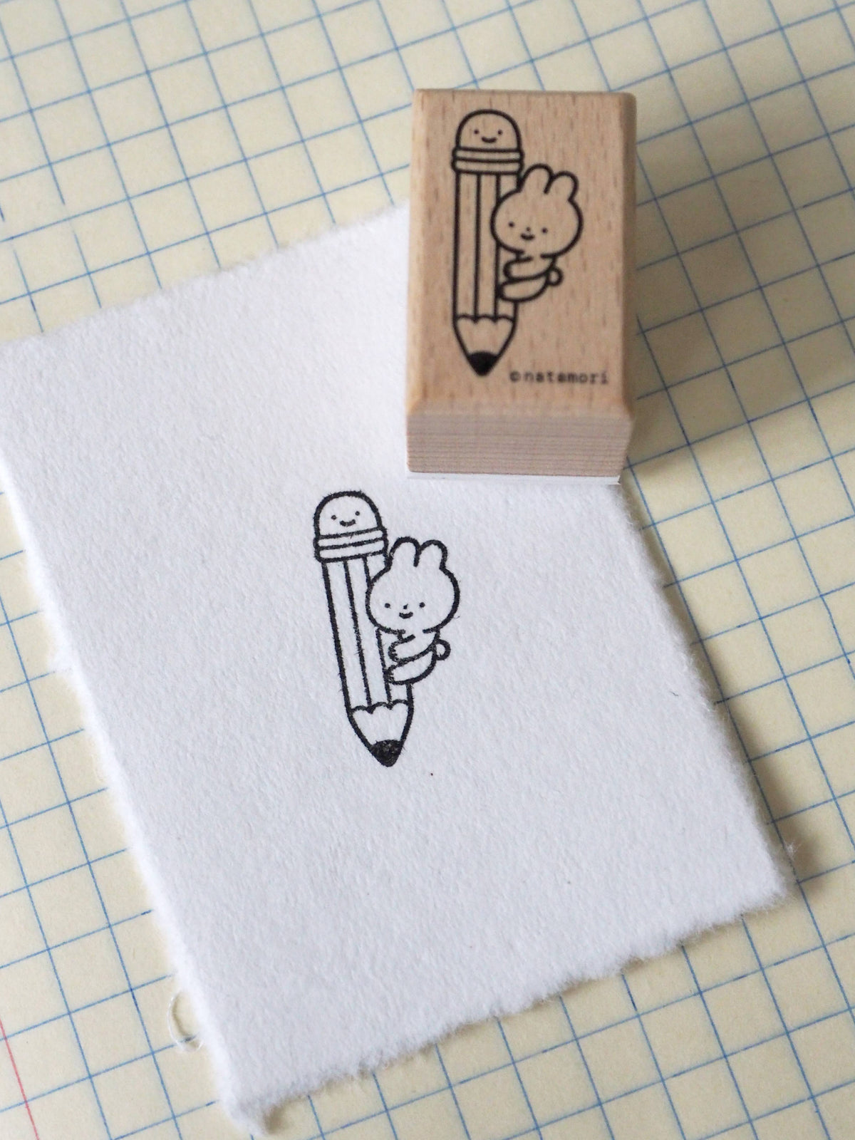 Bunny Pencil Stamp