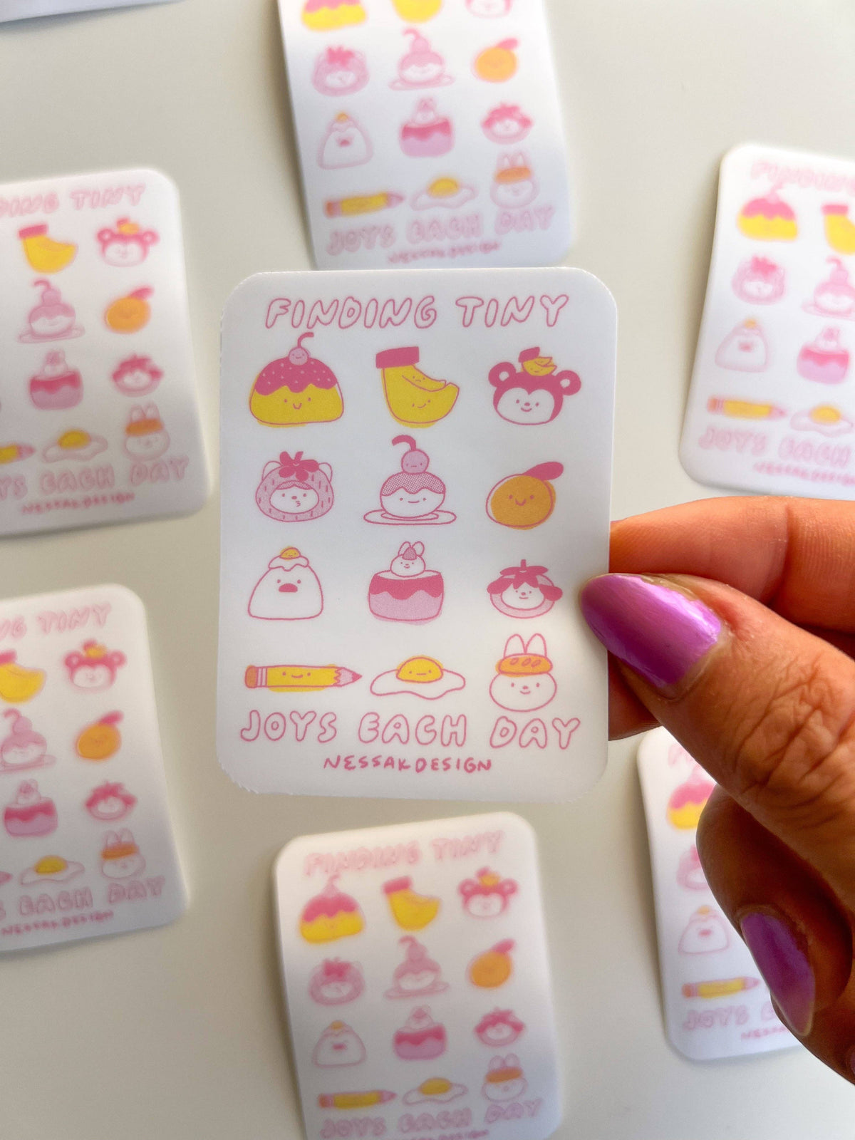 Tiny Joys Vinyl Waterproof Stickers